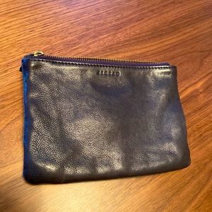 Jigsaw London Leather Clutch Mint Condition